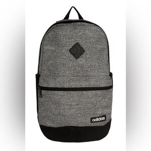 Adidas Travel Backpack – Fits 16” Laptop, Black Casual Bookbag